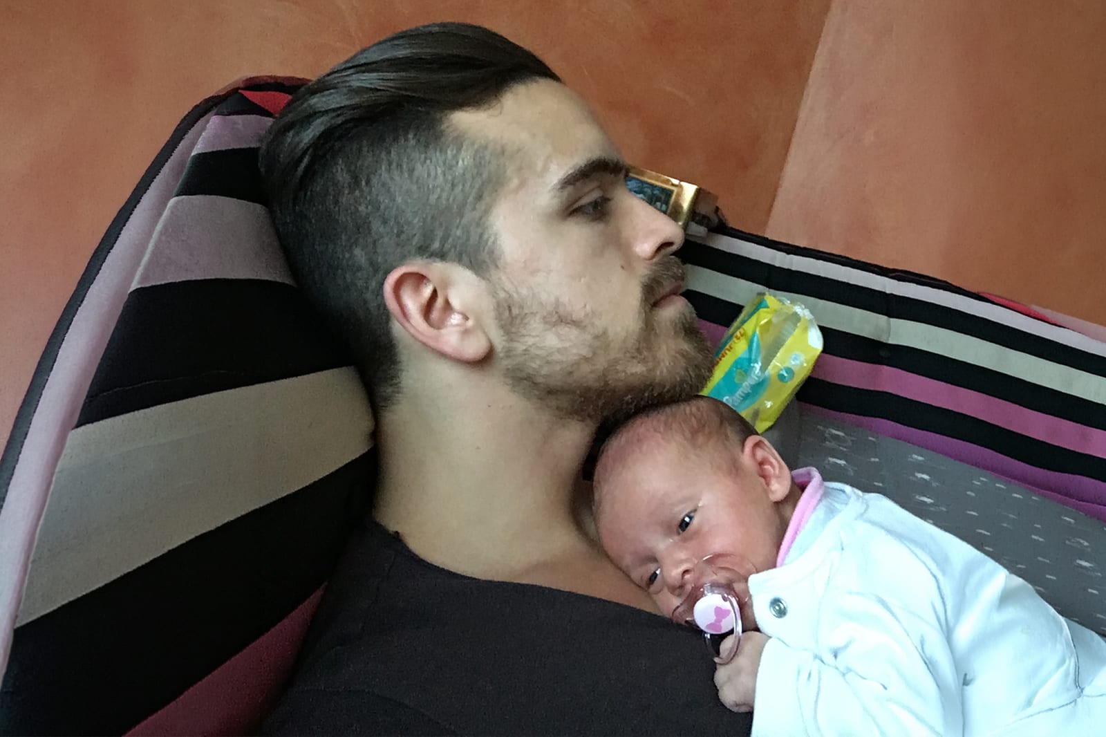 Ricardo Prosperi with his daughter Ella.